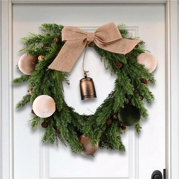 Pack of 15pcs Shatterproof Xmas Bulbs Decorations Set - Multicolor Green Brown - Picture 5 of 8